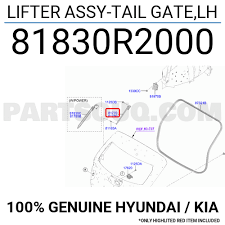 Kia Sportage 2022 Arka Bagaj Sol Amörtisör Mobis.81830R2000