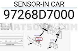 Kia Sportage 2022 İç Hava Sıcaklık Sensör Mobis.97268D7000
