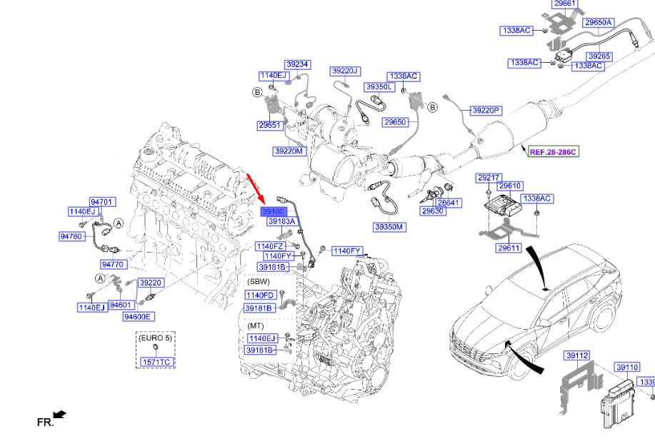 Kia Sportage 1.6 2022 Krank Açı Sensörü Mobis.391802U200