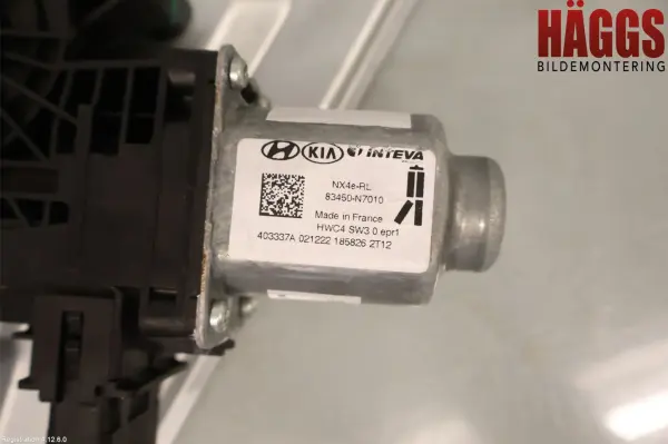 83450-N7010 Mobis Hyundai Tucson Sol Arka Kapı Cam Motoru 2021-26