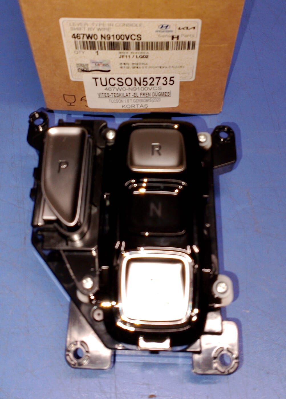 467W0-N9100VCS Mobis Hyundai Tucson El Fren Park Düğme 2021-24