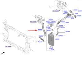 Hyundai Tucson 1.6 2020 İntercooler Hortumu Mobis.282602M400