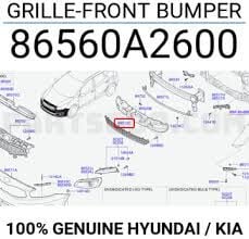 Kia Ceed 2015-18 Ön Tampon Orta Izgara İthal.86560A2600