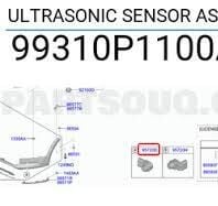 Kia Sportage 2022-25 Park Sensörü Mobis.99310P1100AHV