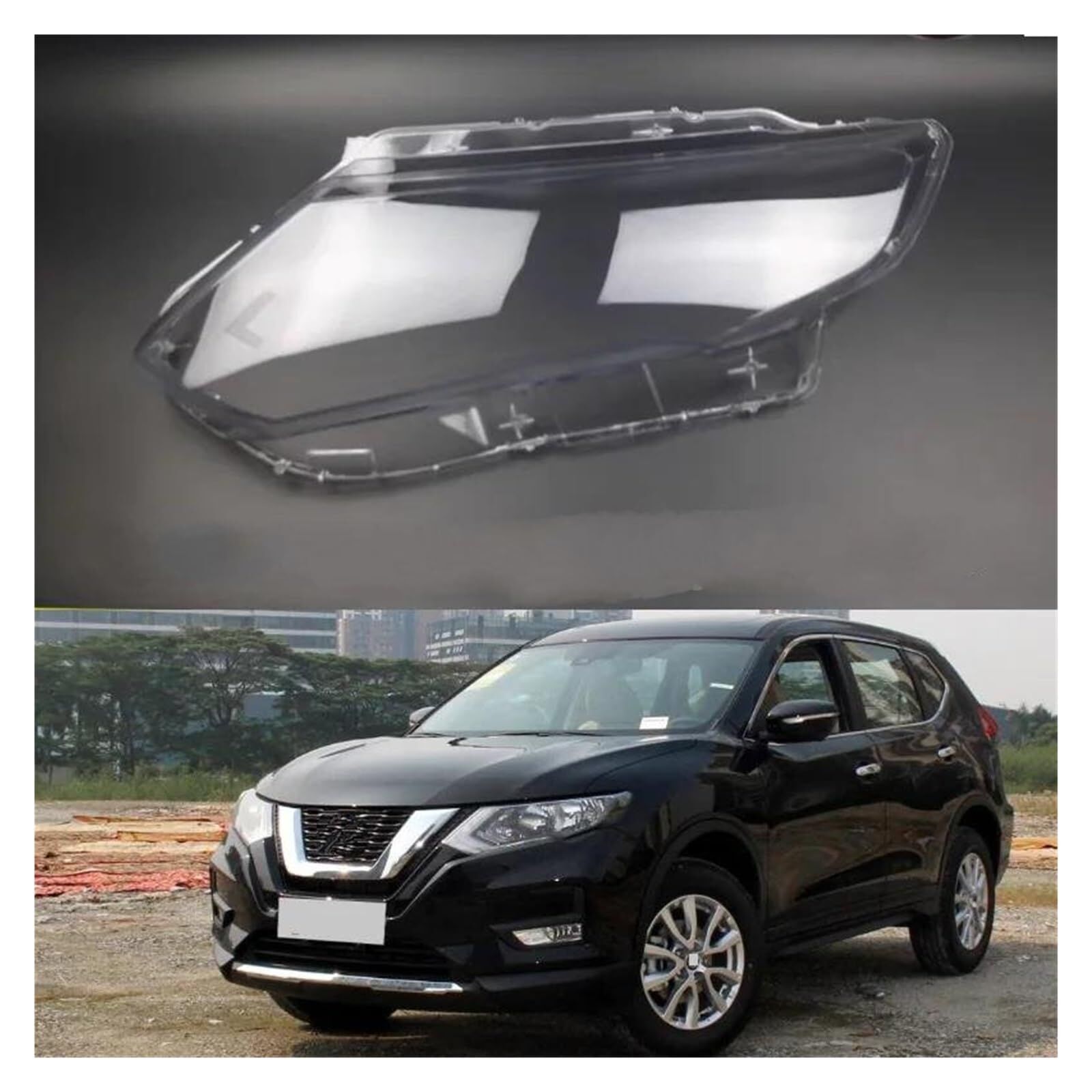 Nissan Qasqai Sol Far Camı Ledli  Ce Belgeli 2017-19