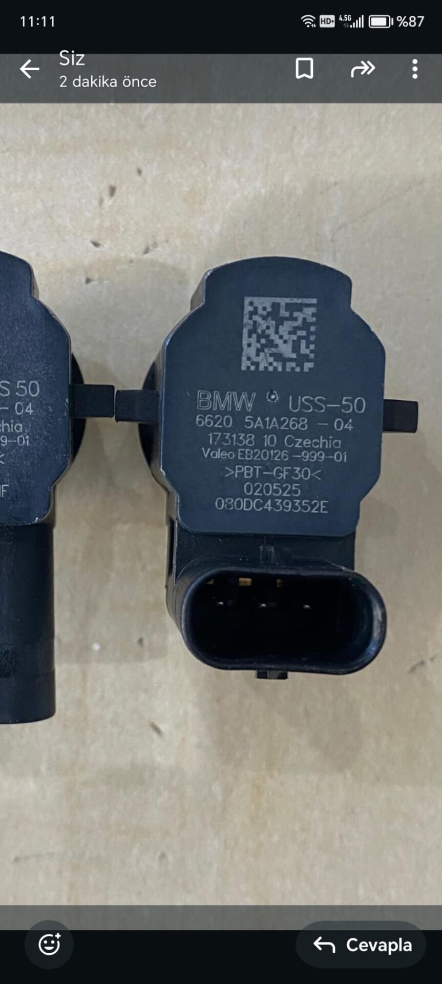 Bmw X1 Pma Park Sensörü Valeo.66205A1A268-04