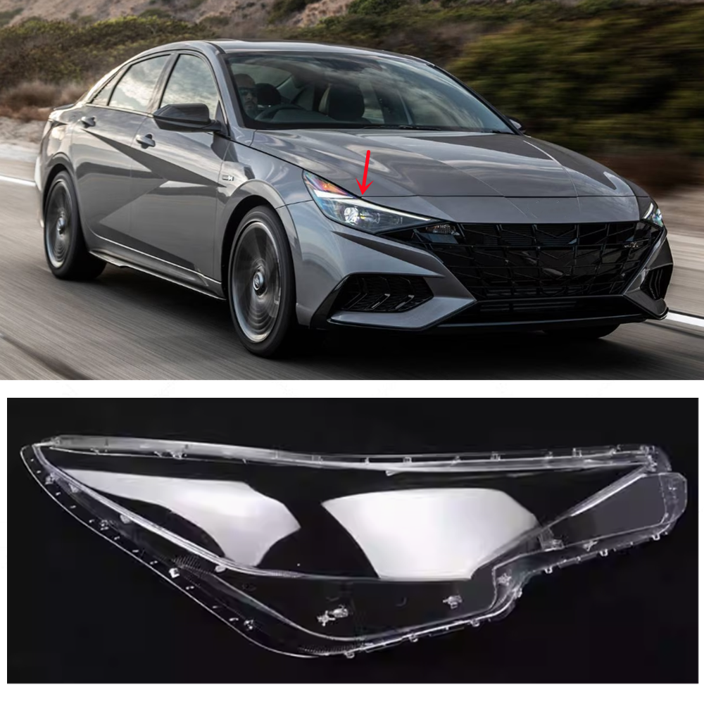 Hyundai Elentra Sağ Far Camı 2021-2023