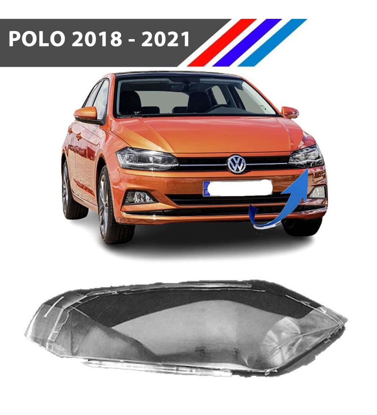 Vw Polo Sol Far Camı 2018-2020