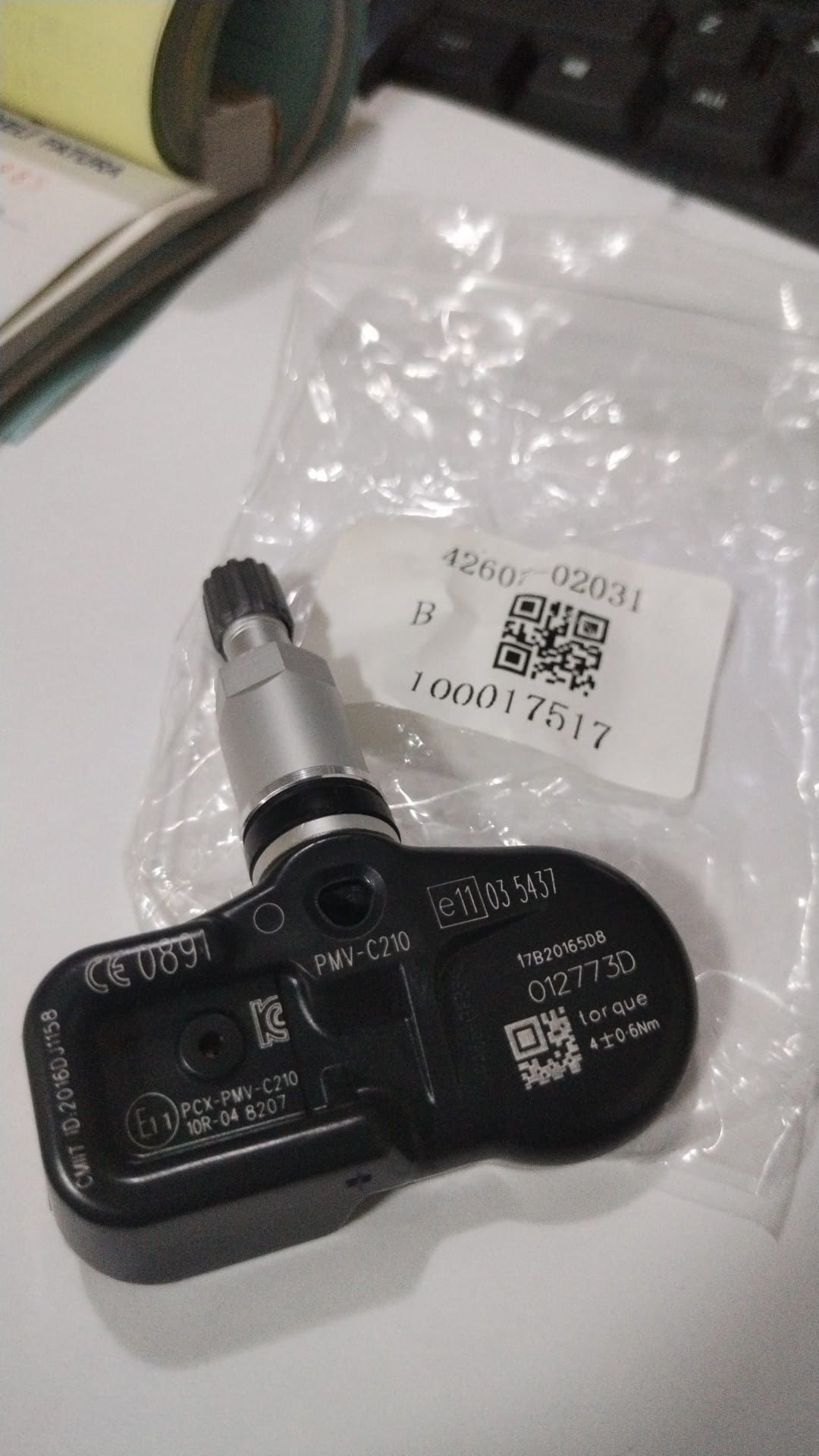 Toyota Yaris 2012-14 Lastik Basınç Sensörü Oem Pmv C010