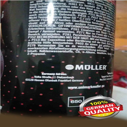 Müller Duman Kesici Yağ Katkısı 300 ml Alman Kalitesi
